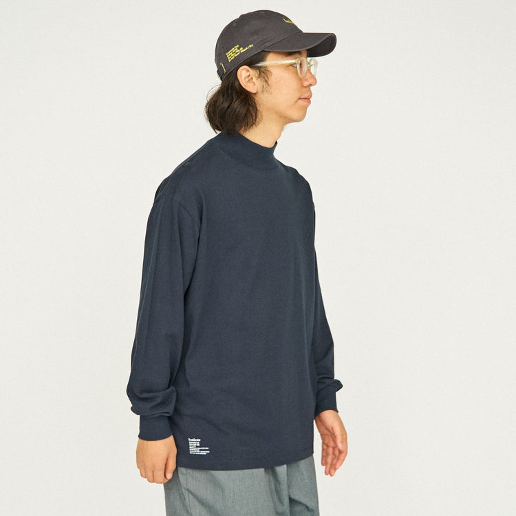 FreshService / 2-PACK CORPORATE L/S MOCK NECK TEE NAVY