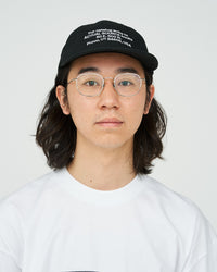FreshService / AS×FS CORPORATE CAP "ADDRESS" BLACK