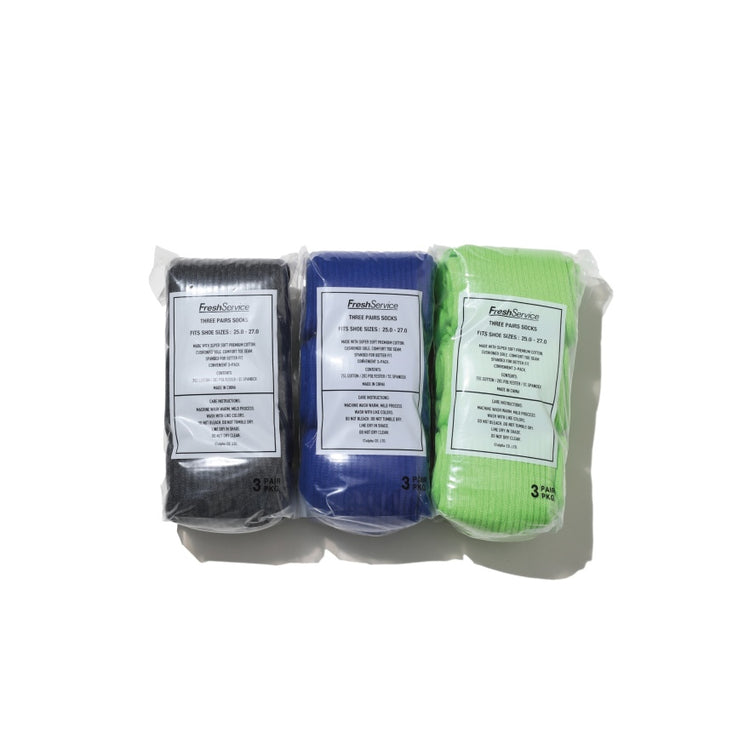FreshService ORIGINAL 3-PACK SOCKS YELLOW