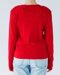 MEYAME   SOFT RIB SIDE STITCH CARDIGAN MEY-2335 CREAM