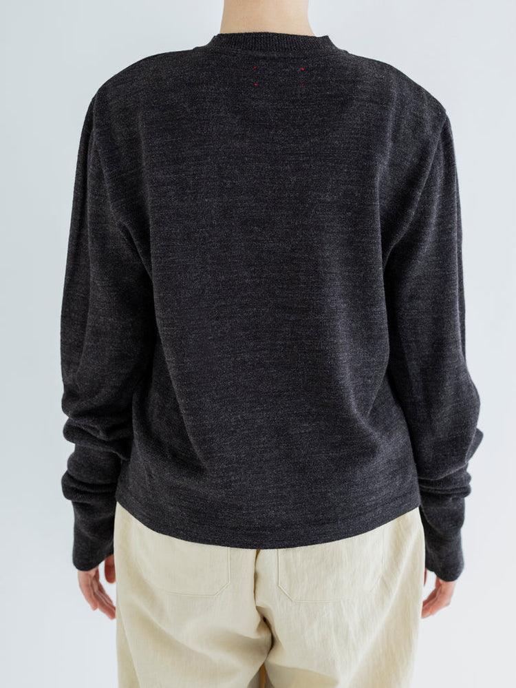 MEYAME TEAR SHAPE KNIT ORANGE