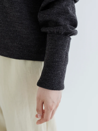 MEYAME TEAR SHAPE KNIT ORANGE