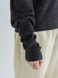 MEYAME  TEAR SHAPE KNIT OLIVE