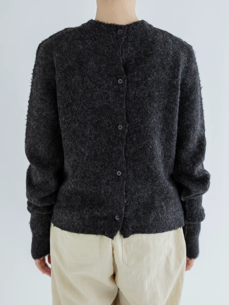 MEYAME FLUFFY PULLOVER / CARDIGAN OLIVE