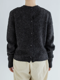 MEYAME  FLUFFY PULLOVER / CARDIGAN BROWN