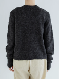 MEYAME FLUFFY PULLOVER / CARDIGAN OLIVE