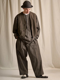 HAVERSACK  822623 (40タイプライター ノーカラーシャツ) CHARCOAL