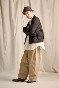 HAVERSACK   862622  高密度ツイル ワイドパンツ