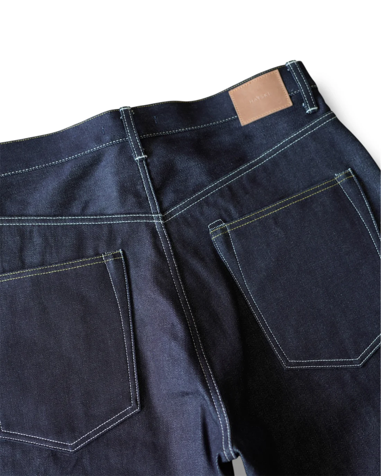 HATSKI  Denim01 Loose Tapered Denim -One Wash