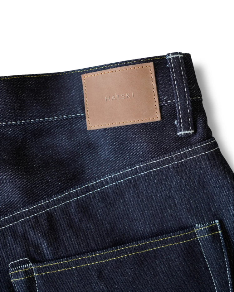 HATSKI  Denim01 Loose Tapered Denim -One Wash