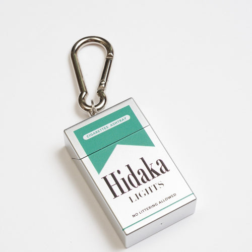 HIDAKA/ PORTABLE ASHTRAY - MARLBORO 4 color GREEN