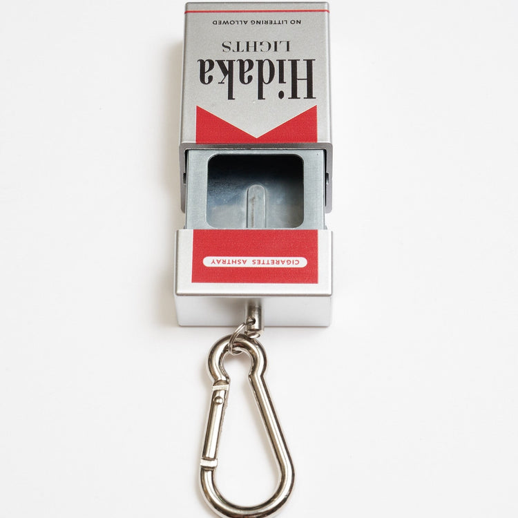 HIDAKA/ PORTABLE ASHTRAY - MARLBORO 4 color RED