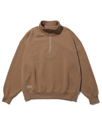 FreshService HEAVY OZ HALF ZIP PULLOVER COYOTE