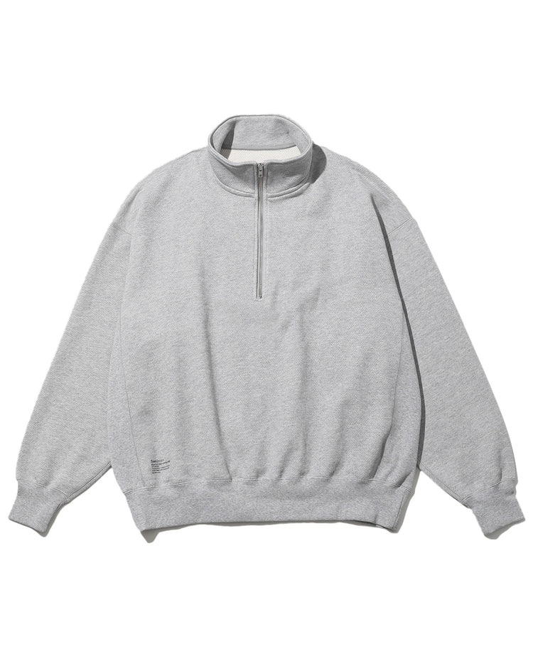 FreshService HEAVY OZ HALF ZIP PULLOVER H.GRAY