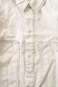 HATSKI  Faux Pullover Denim Shirt HT.8203006 WHITE