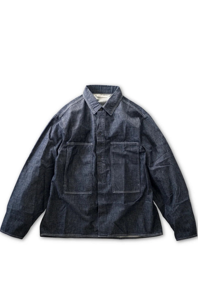 HATSKI  Faux Pullover Denim Shirt HT.8203006 denim