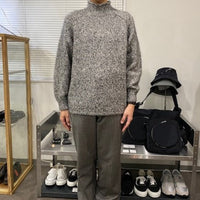 COOHEM / SILK MOHAIR MELANGE KNIT PULLOVER