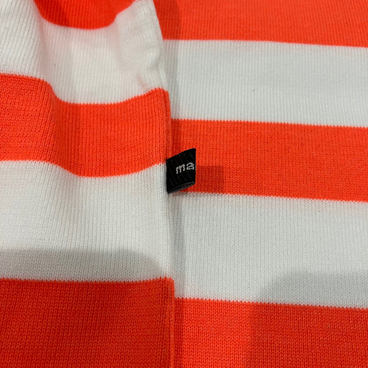 maillot / Panel Border Basque  MAK-23111 WHITE*WIDE HI ORANGE