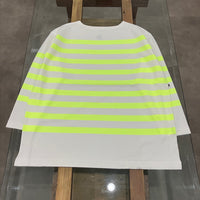 maillot / Panel Border Basque MAK-23111 WHITE*WIDE HI WELLOW 