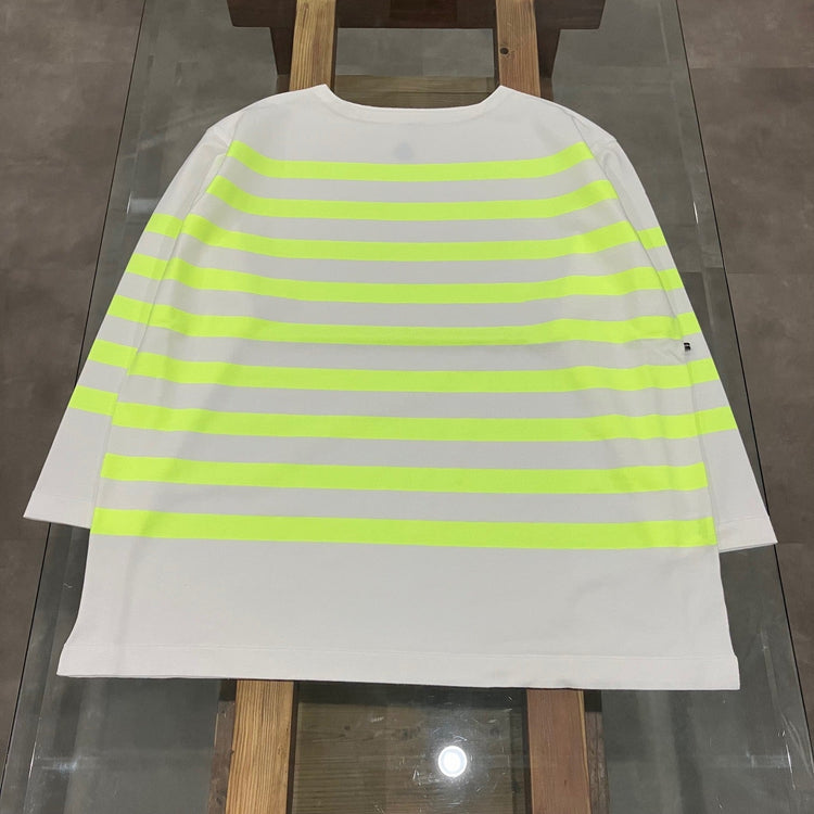 maillot / Panel Border Basque  MAK-23111 WHITE*WIDE HI WELLOW