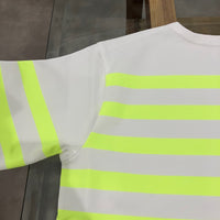 maillot / Panel Border Basque MAK-23111 WHITE*WIDE HI WELLOW 