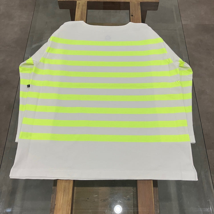 maillot / Panel Border Basque  MAK-23111 WHITE*WIDE HI WELLOW