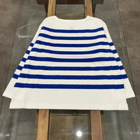 maillot / Panel Border Basque MAK-23111 WHITE*WIDE ROYAL 