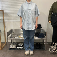 HAVERSACK / Dungaree work short-sleeved shirt
