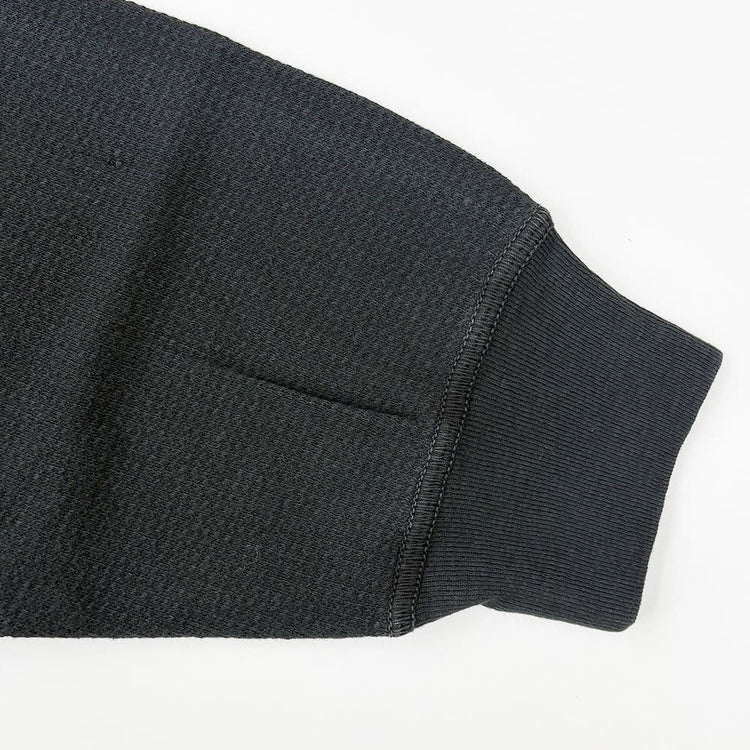 REMI RELIEF Double-Tucked Henley Neck Long-Sleeve T-Shirt