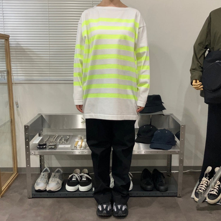 maillot / Panel Border Basque  MAK-23111 WHITE*WIDE HI WELLOW