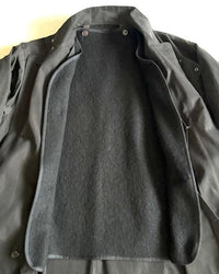 HAVERSACK / 472532 80/2 Chambray Stand Collar Long Coat