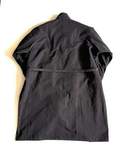 HAVERSACK / 472532 80/2 Chambray Stand Collar Long Coat