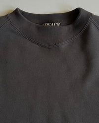 HAVERSACK / 412522 Azuma Fleece Crew Neck Shirt CHARCOAL