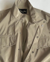 HAVERSACK / 472504 シルクコーティングフィールドジャケット BLACK