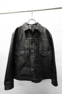 OLD JOE BRAND   PATINA HORSE-HIDE JEAN JACKET