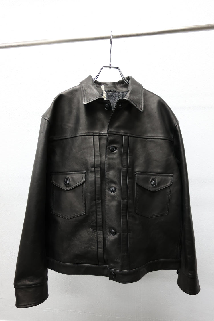 OLD JOE BRAND   PATINA HORSE-HIDE JEAN JACKET