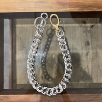 HIDAKA/ DOUBLE CURB PANTS CHAIN