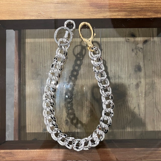 HIDAKA/ DOUBLE CURB PANTS CHAIN