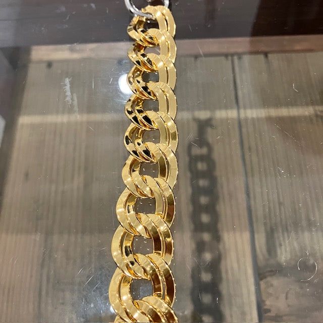 HIDAKA/ DOUBLE CURB KEY CHAIN