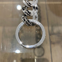 HIDAKA/ DOUBLE CURB KEY CHAIN