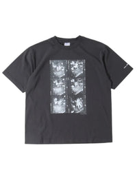 WALLA WALLA SPORT  PRINTABLE TUBE TEE / CHARLES PETERSON  "DRUM CRUSH" USED BLACK