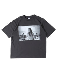 WALLA WALLA SPORT  PRINTABLE TUBE TEE / JOSEPH SZABO USED BLACK