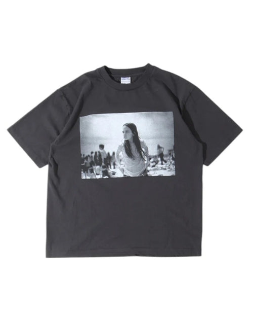 WALLA WALLA SPORT  PRINTABLE TUBE TEE / JOSEPH SZABO USED BLACK