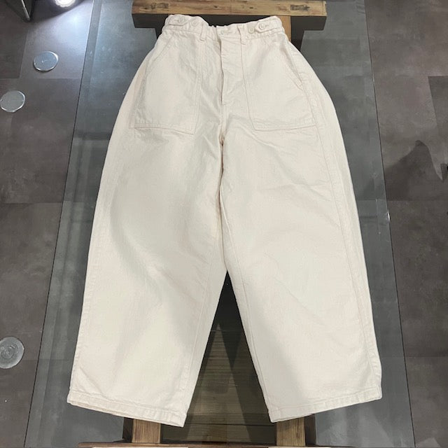 Ordinary fits / JAMES PANTS DENIM WHITE