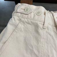 Ordinary fits / JAMES PANTS DENIM WHITE