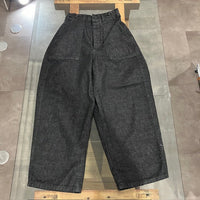 Ordinary fits / JAMES PANTS DENIM WHITE