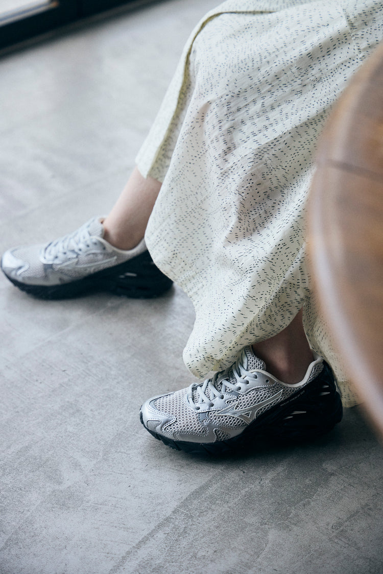 MIZUNO  WAVE RIDER 10 HARBOR MIST / SILVER / BLACK