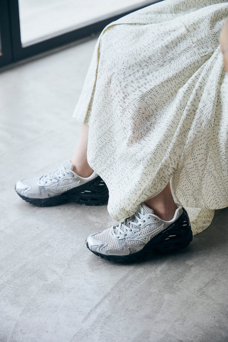 MIZUNO WAVE RIDER 10 HARBOR MIST / SILVER / BLACK