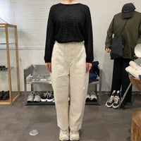 Ordinary fits / JAMES PANTS DENIM WHITE
