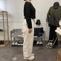 Ordinary fits / JAMES PANTS DENIM WHITE